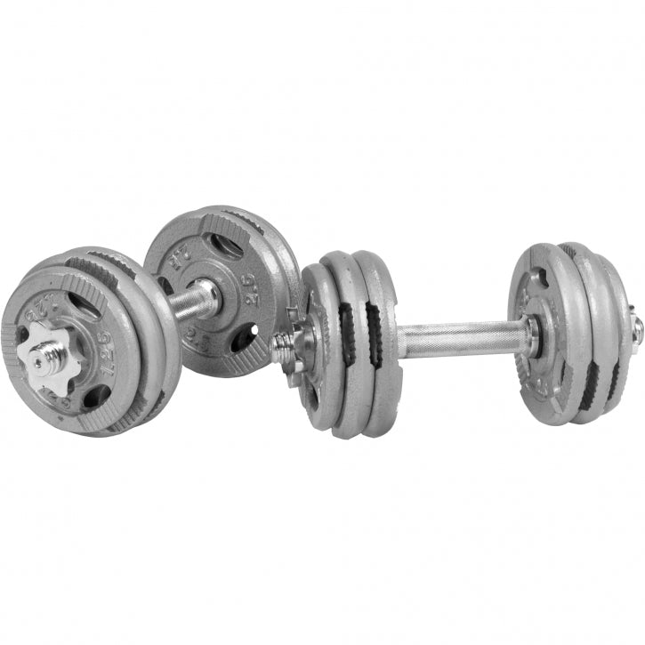 Dumbellset 30 kg Gripper Gietijzer