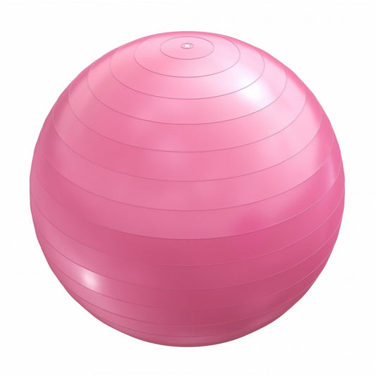 Fitnessbal Roze 75 cm incl. pomp
