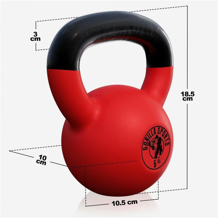 Kettlebell 6 kg Rubber Coating