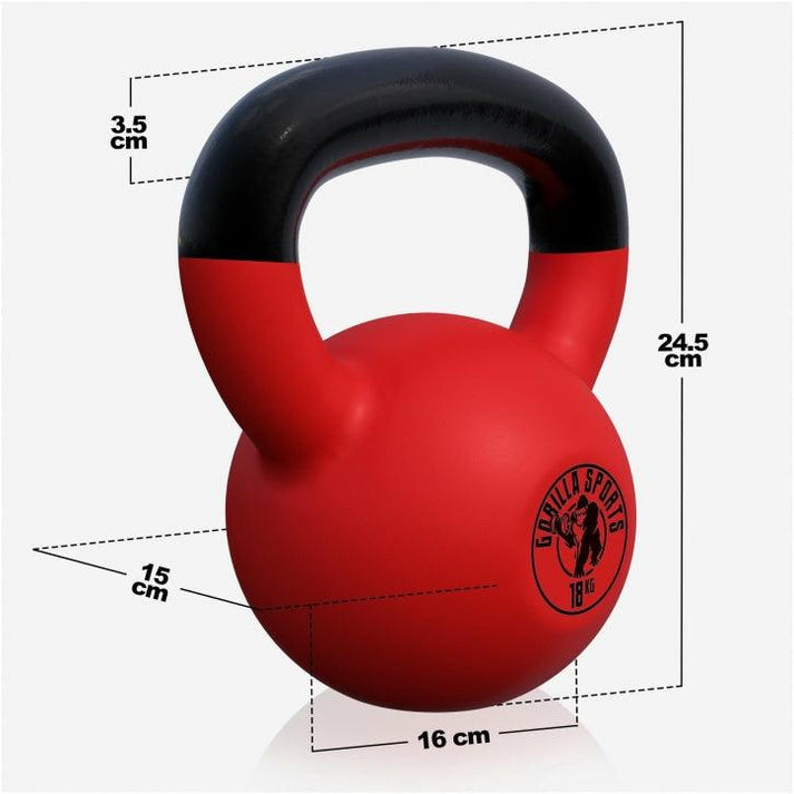 Kettlebell 18 kg Rubber Coating
