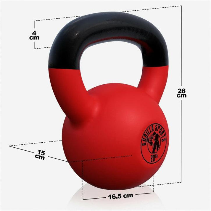 Kettlebell 20 kg Rubber Coating