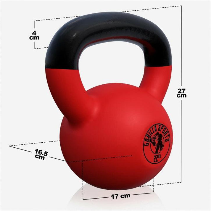 Kettlebell 22 kg Rubber Coating