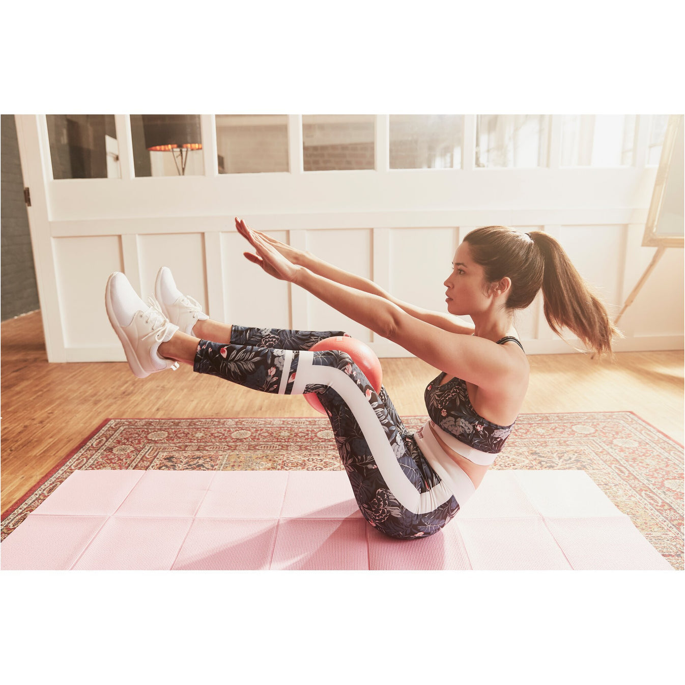 Mini Pilates Bal 28 cm Roze