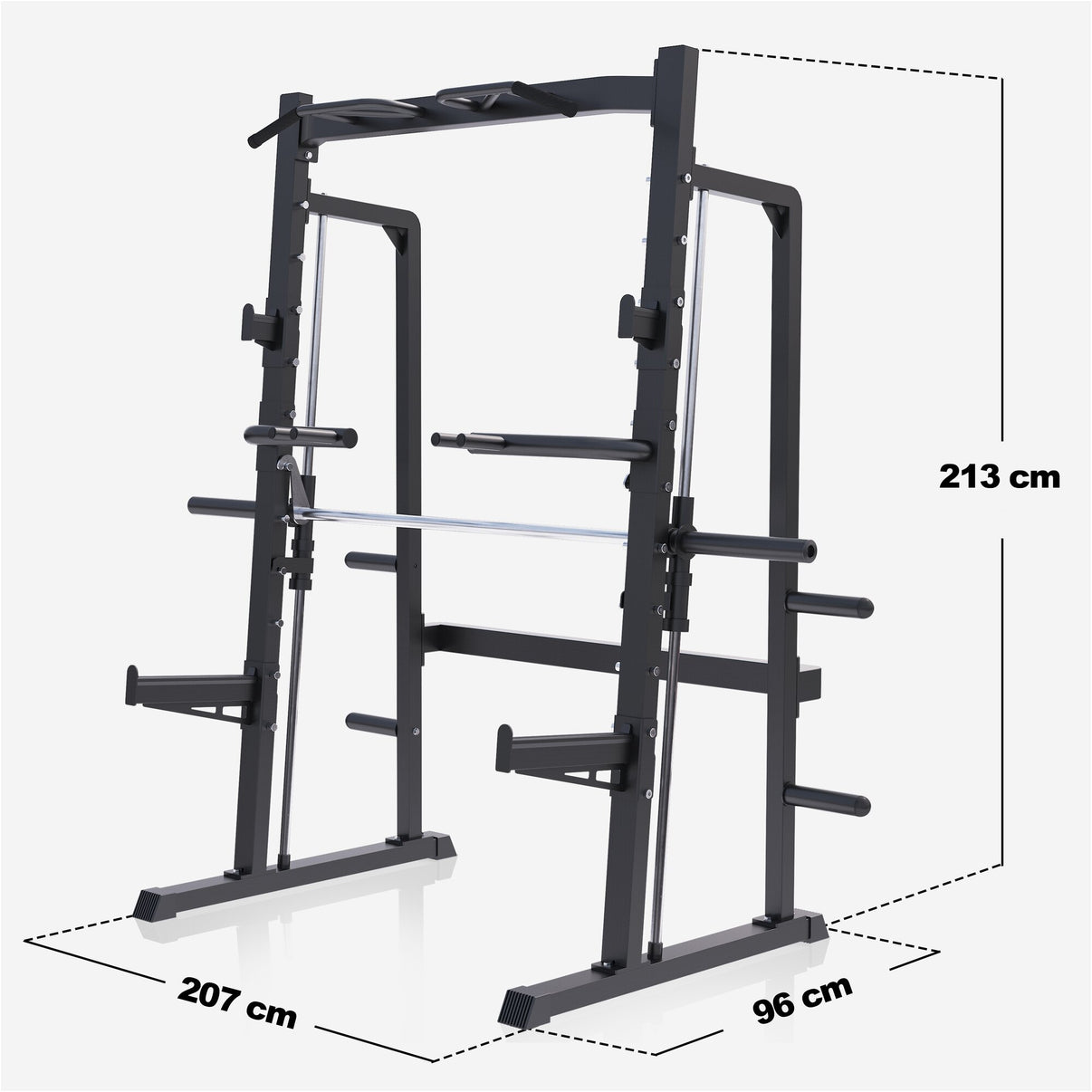 Smith Machine met Half Rack