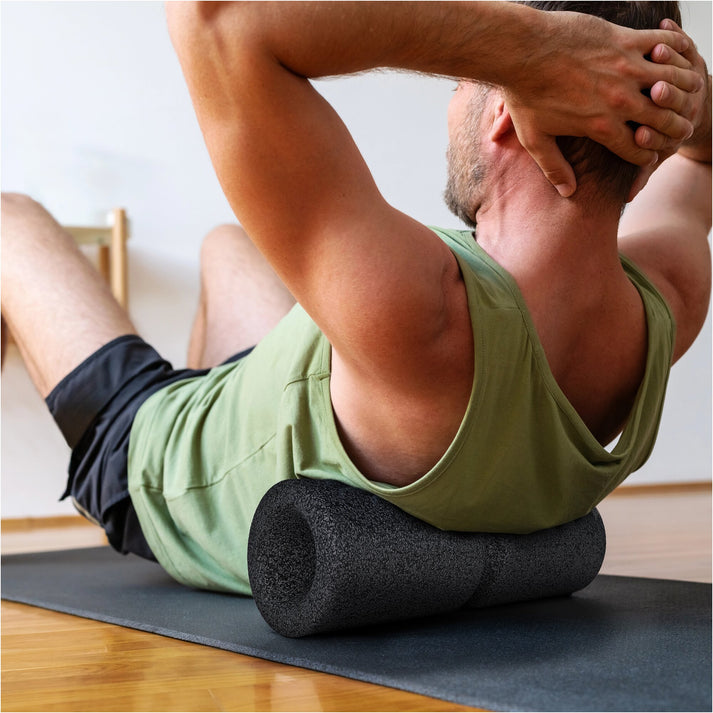 Foam roller 38 cm Zwart