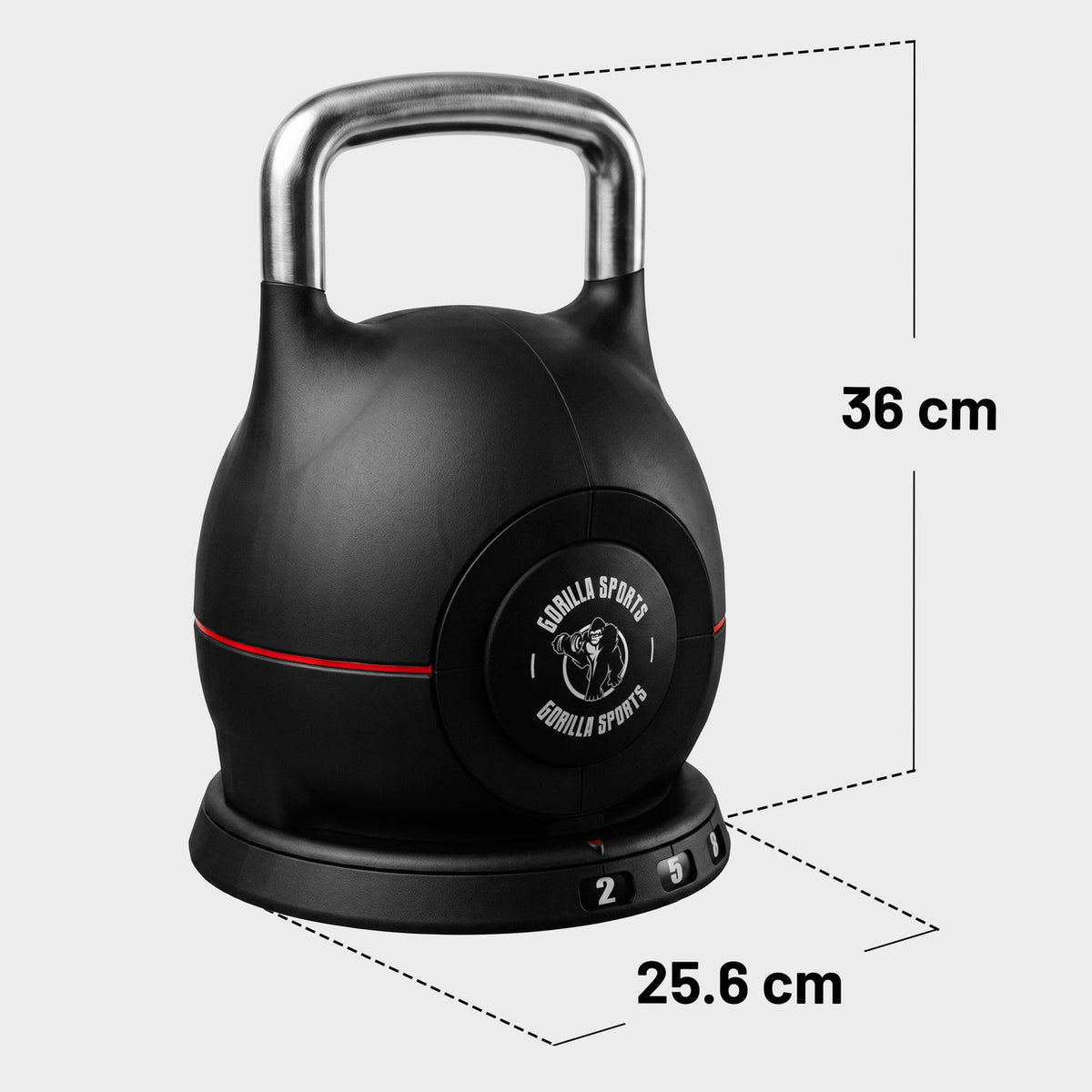 Verstelbare kettlebell 20 kg