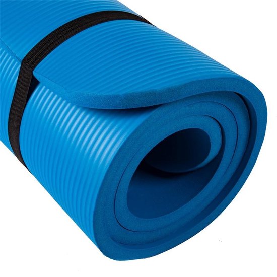 ScSPORTS Yogamat 190 x 80 x 1,5 cm - Licht blauw