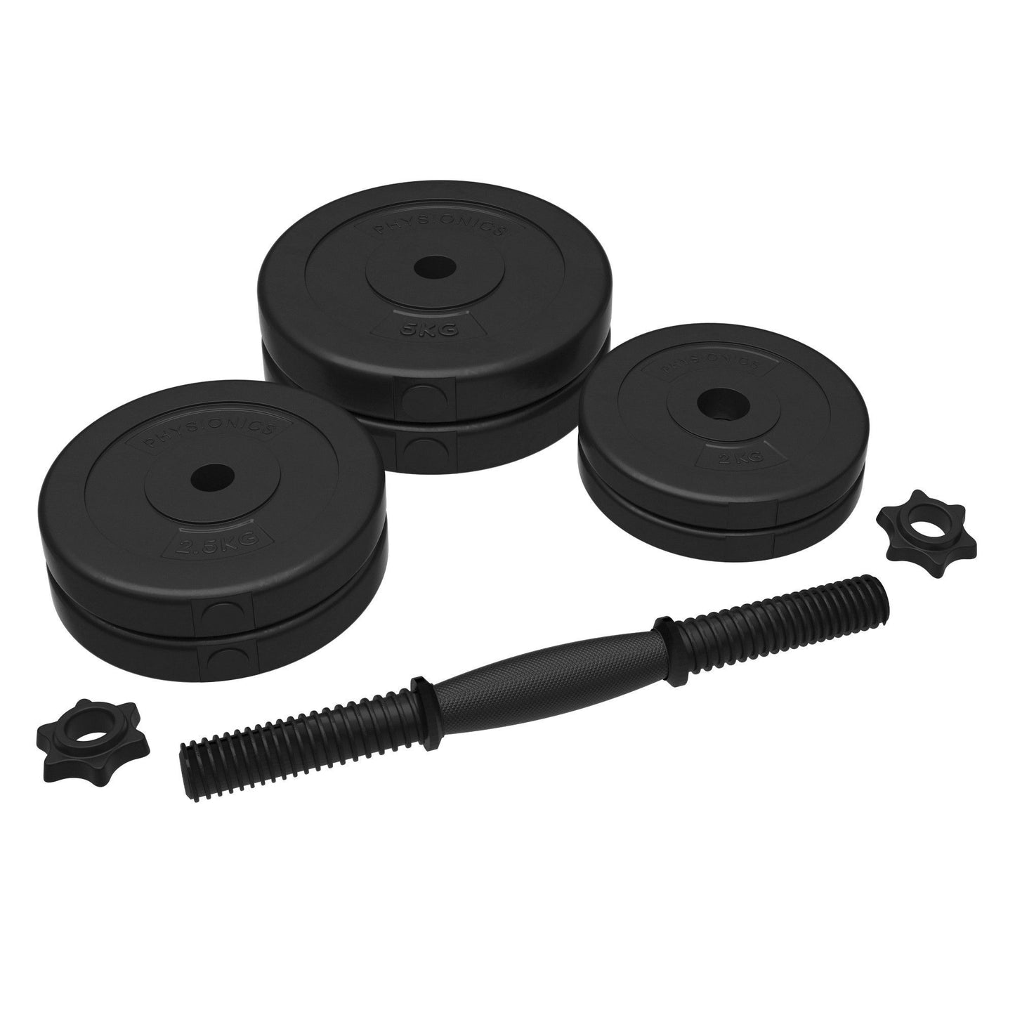 Physionics Dumbell 20 kg Kunststof - 25 mm