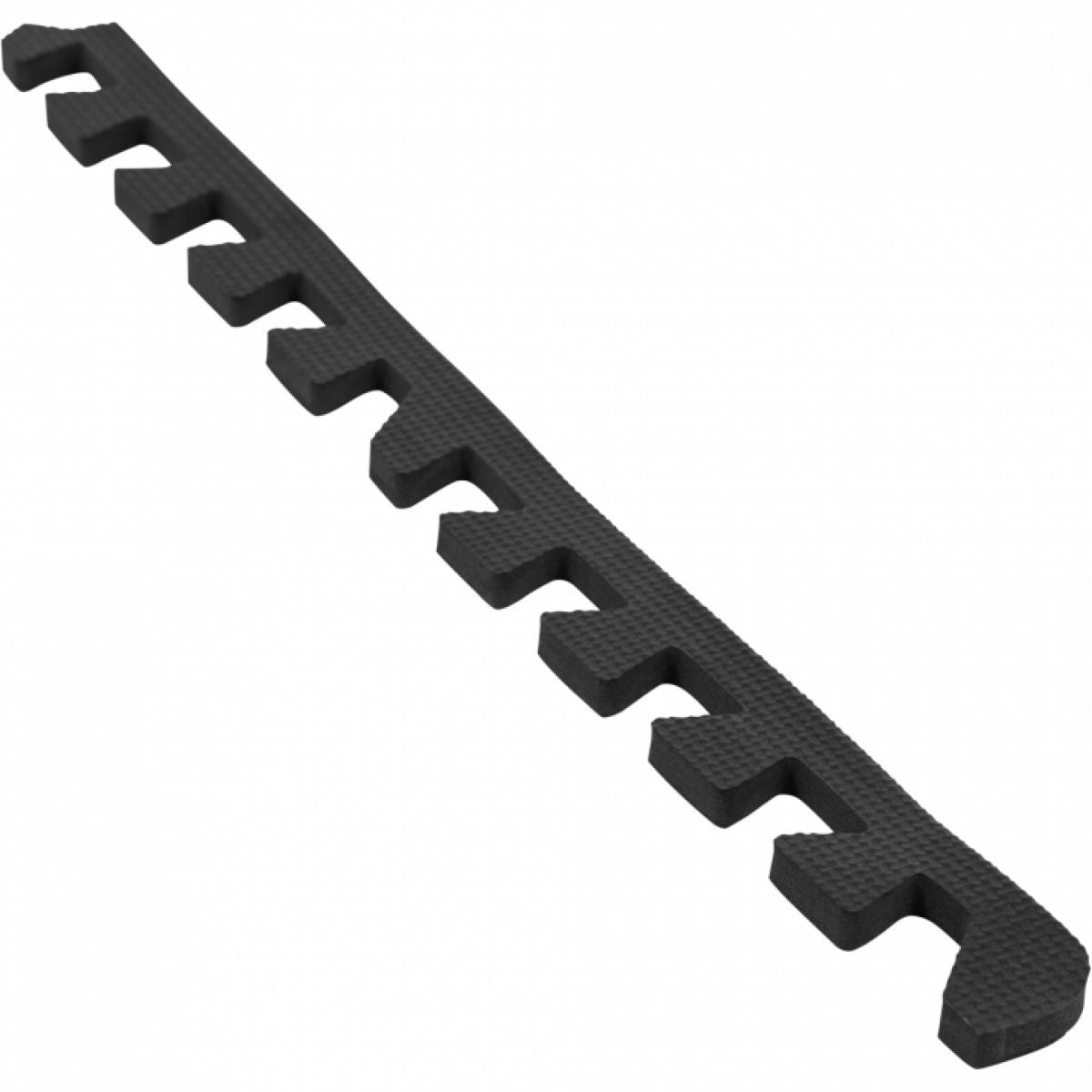 8 Eindstukken voor vloer Beschermingsmatten Zwart Gorilla Sports