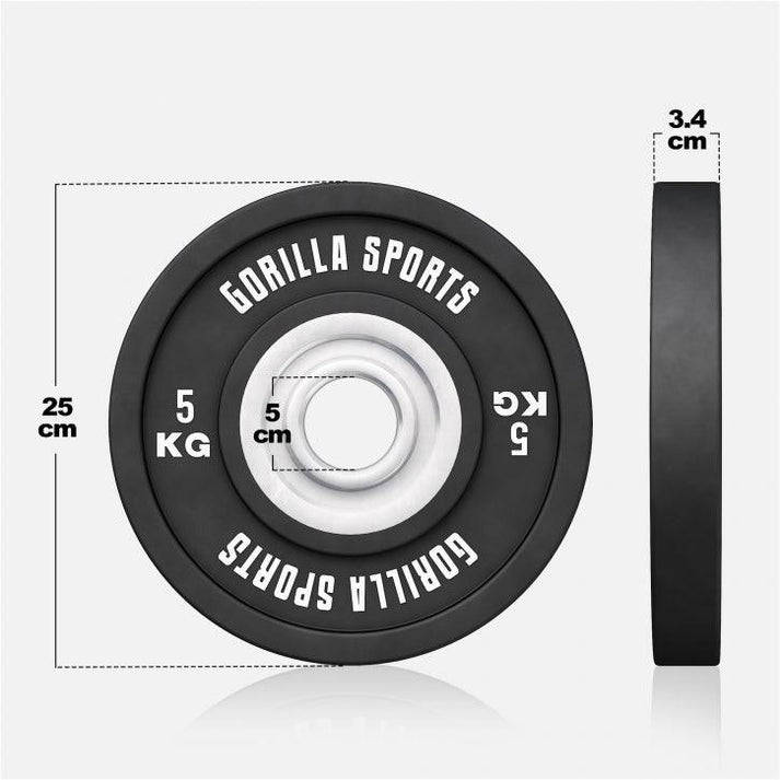 Gorilla Sports Bumper Plate 5 kg