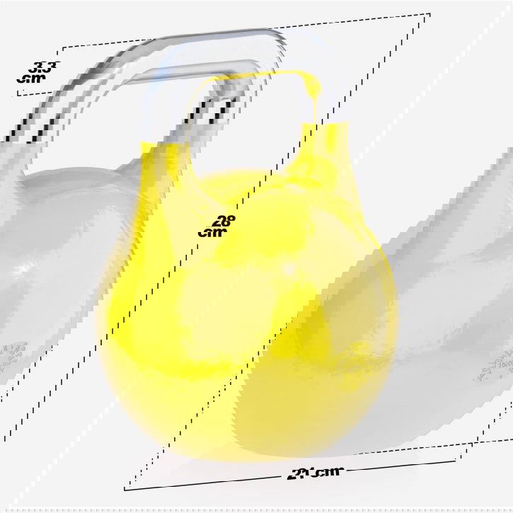 Gorilla Sports Competitie Kettlebell 16 kg Staal