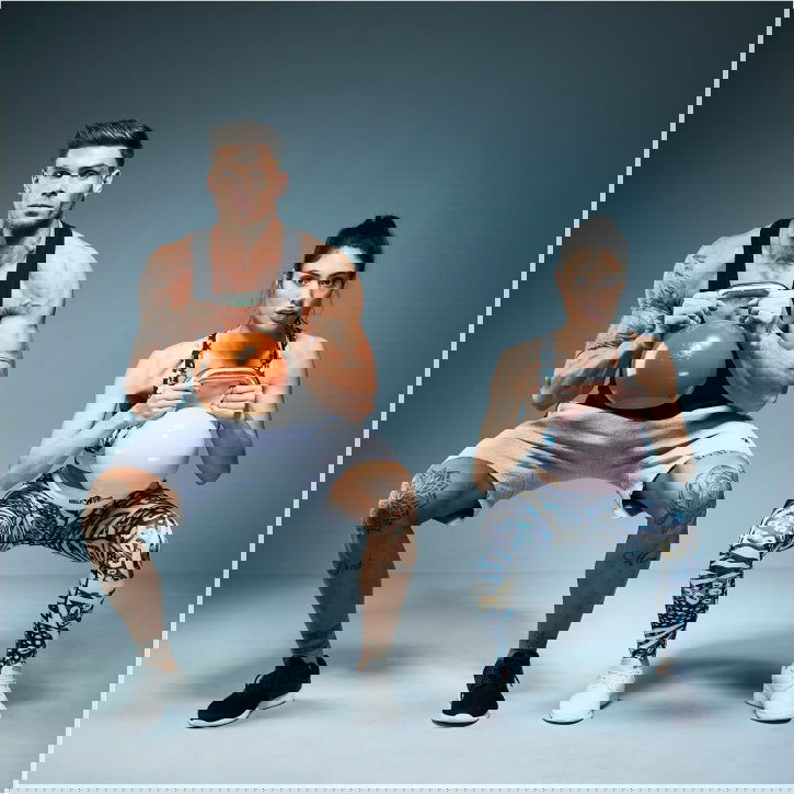 Gorilla Sports Competitie kettlebell 28 kg Staal