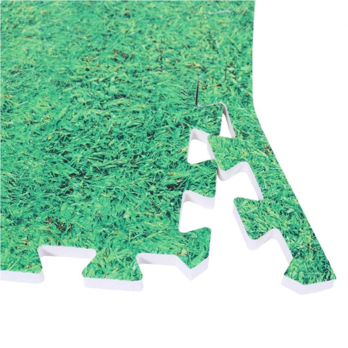 Gorilla Sports 8 Eindstukken voor vloer Beschermingsmatten Groen