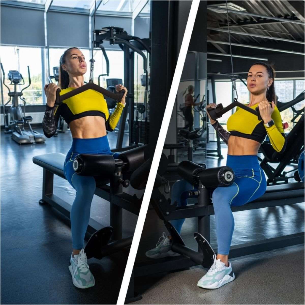 Gorilla Sports Brede roeigreep zwart rubber