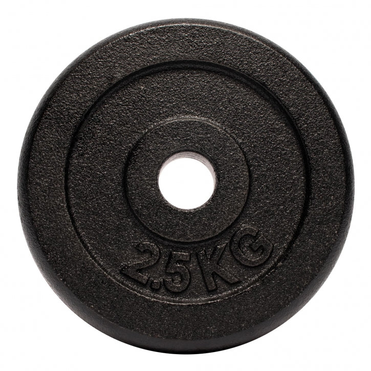 Gorilla Sports Dumbellset 15 kg gietijzer - 25 mm