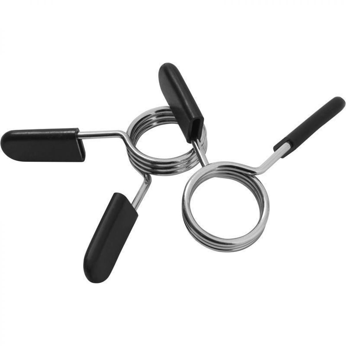 Gorilla Sports Dumbellset 20 kg Gripper Gietijzer Rubber Coating - Veersluiting