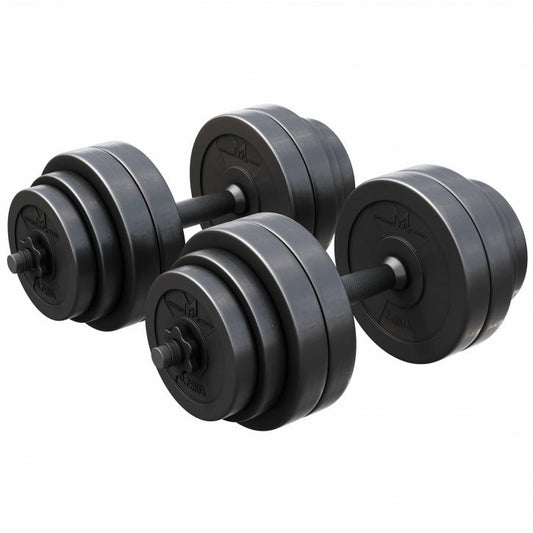 Gorilla Sports Dumbellset 30 kg Kunststof (25 mm)