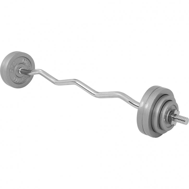 Gorilla Sports EZ-curlset 35 kg Gietijzer - 30 mm