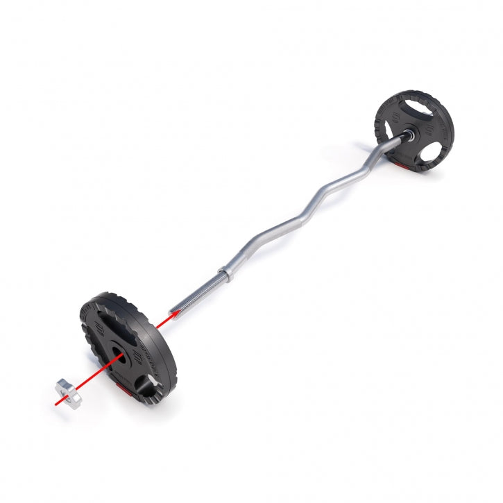 Gorilla Sports EZ Curl Gripper Set 25 kg