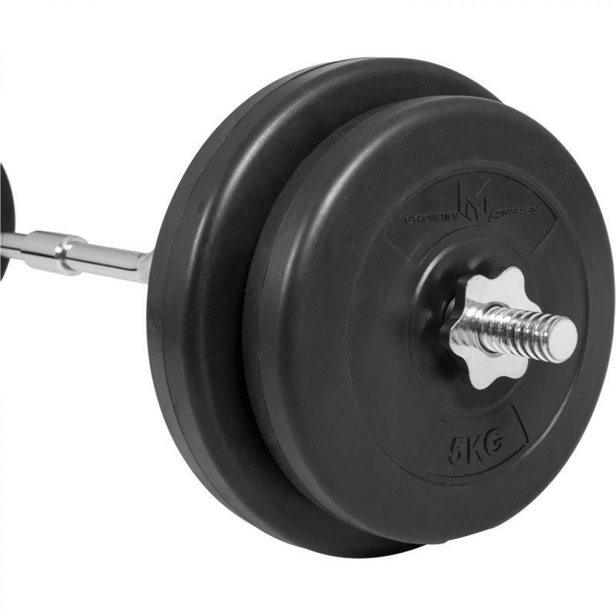 Gorilla Sports EZ Curl Halterset 30 kg Kunststof - 25 mm
