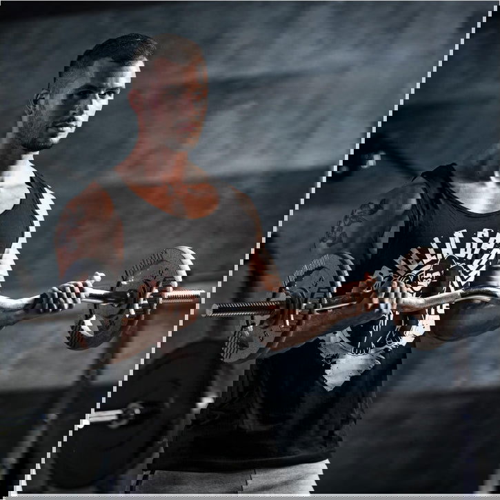 Gorilla Sports EZ Curl Stang 120 cm - Veersluiting