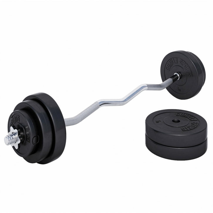Gorilla Sports EZ Curlset 35 kg