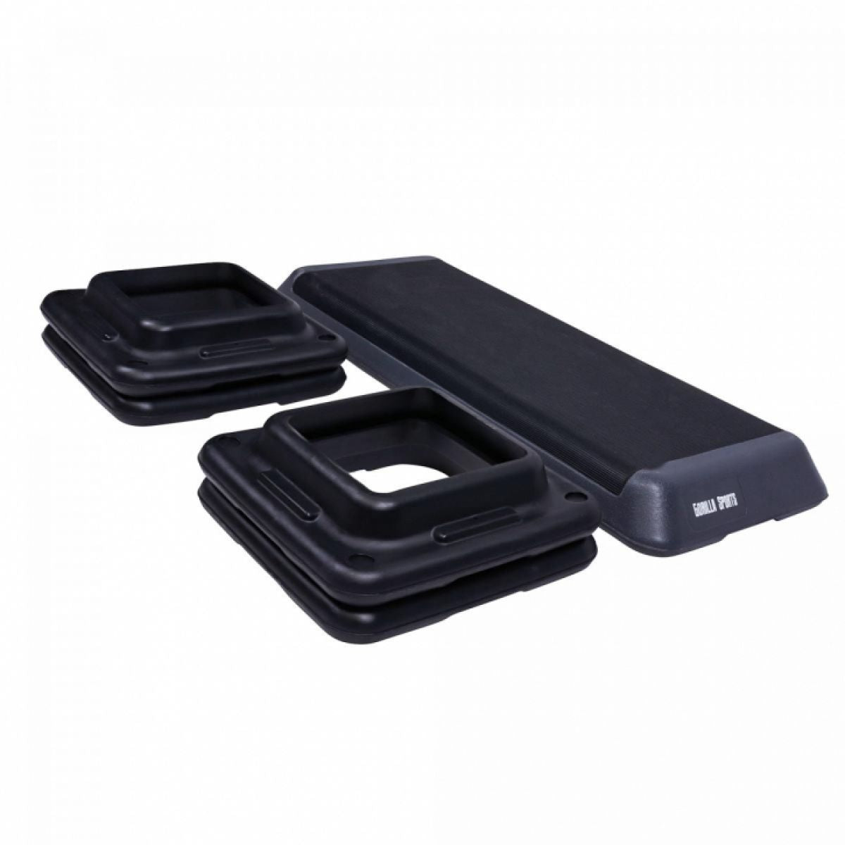 Gorilla Sports Fitness Step Met Rubber Mat