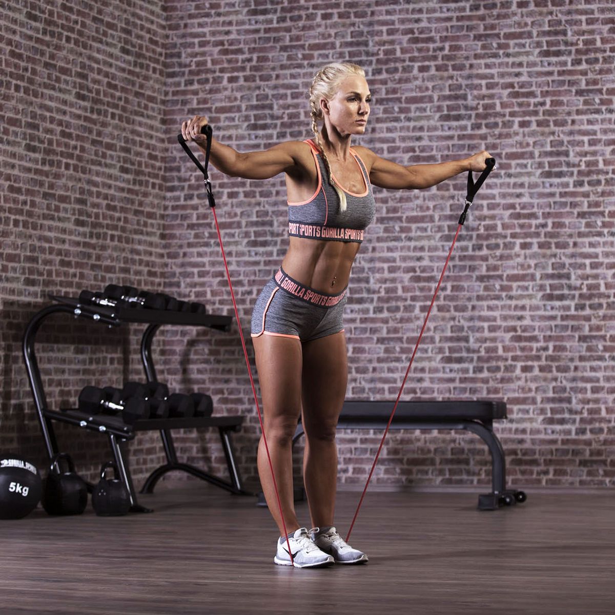 Gorilla Sports Fitness Tube Set (3 stuks)