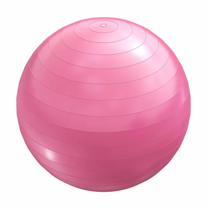 Gorilla Sports Fitnessbal Roze 75 cm incl. pomp