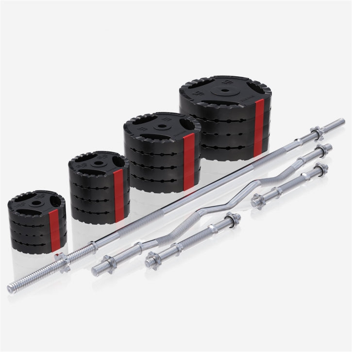 Gorilla Sports Fitnessbank + Halterset (Complete Set)