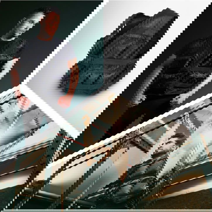 Gorilla Sports Gewichtsvest 20 kg verstelbaar