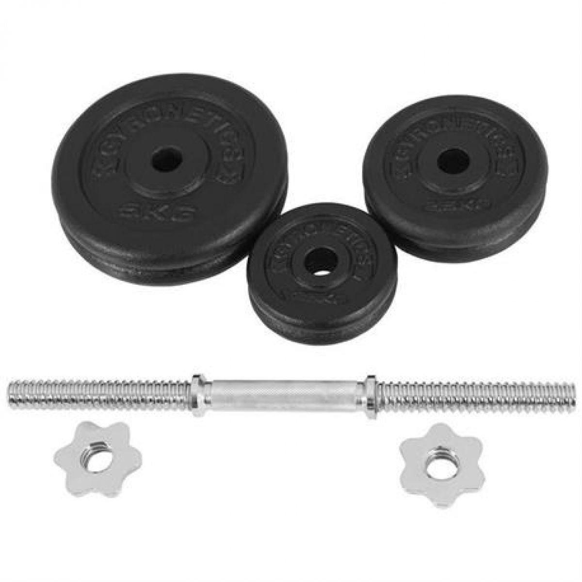 Gorilla Sports Gyronetics Dumbell 20 kg Gietijzer - 25 mm