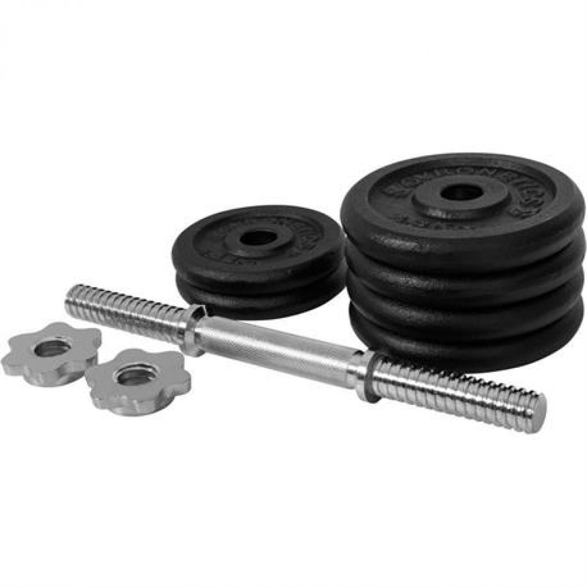 Gorilla Sports Gyronetics Gietijzeren Dumbell 15 kg (25 mm)