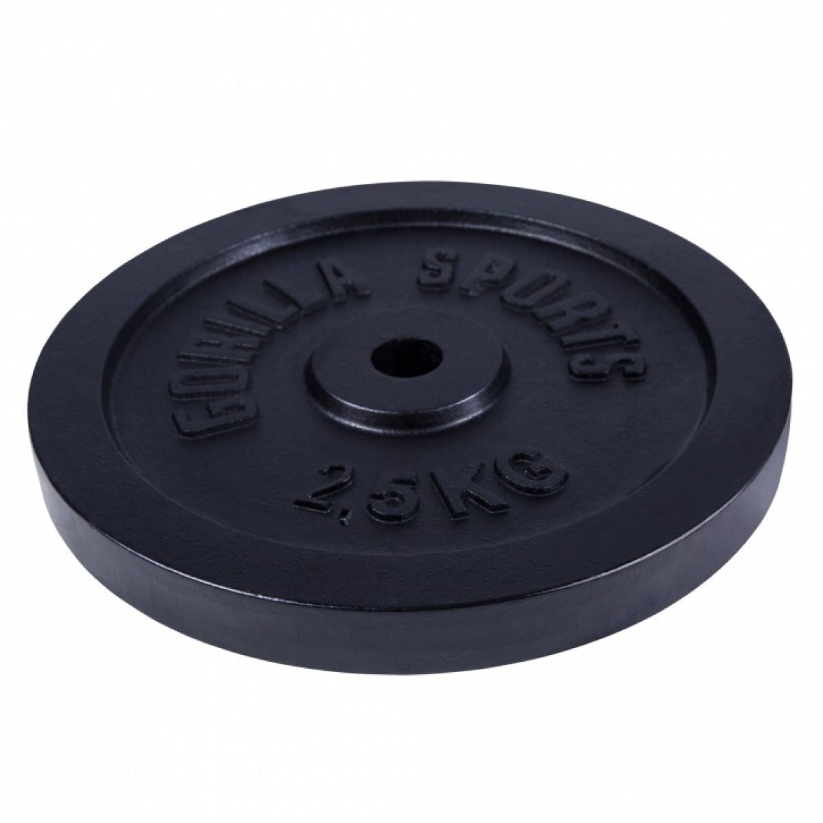 Gorilla Sports Halterschijf 2.5 kg Gietijzer Zwart - 31 mm