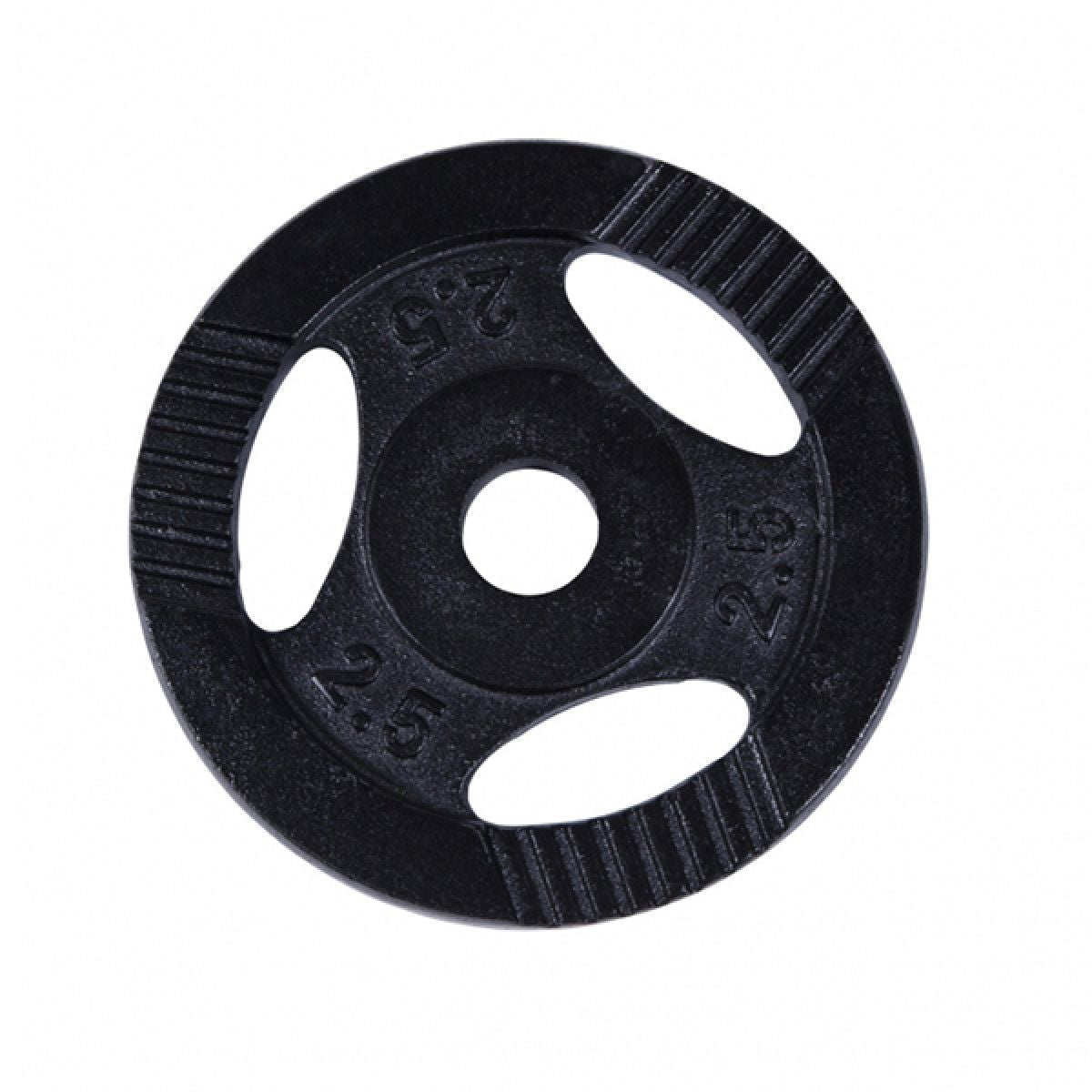 Gorilla Sports Halterschijf 2,5 kg Gripper Zwart