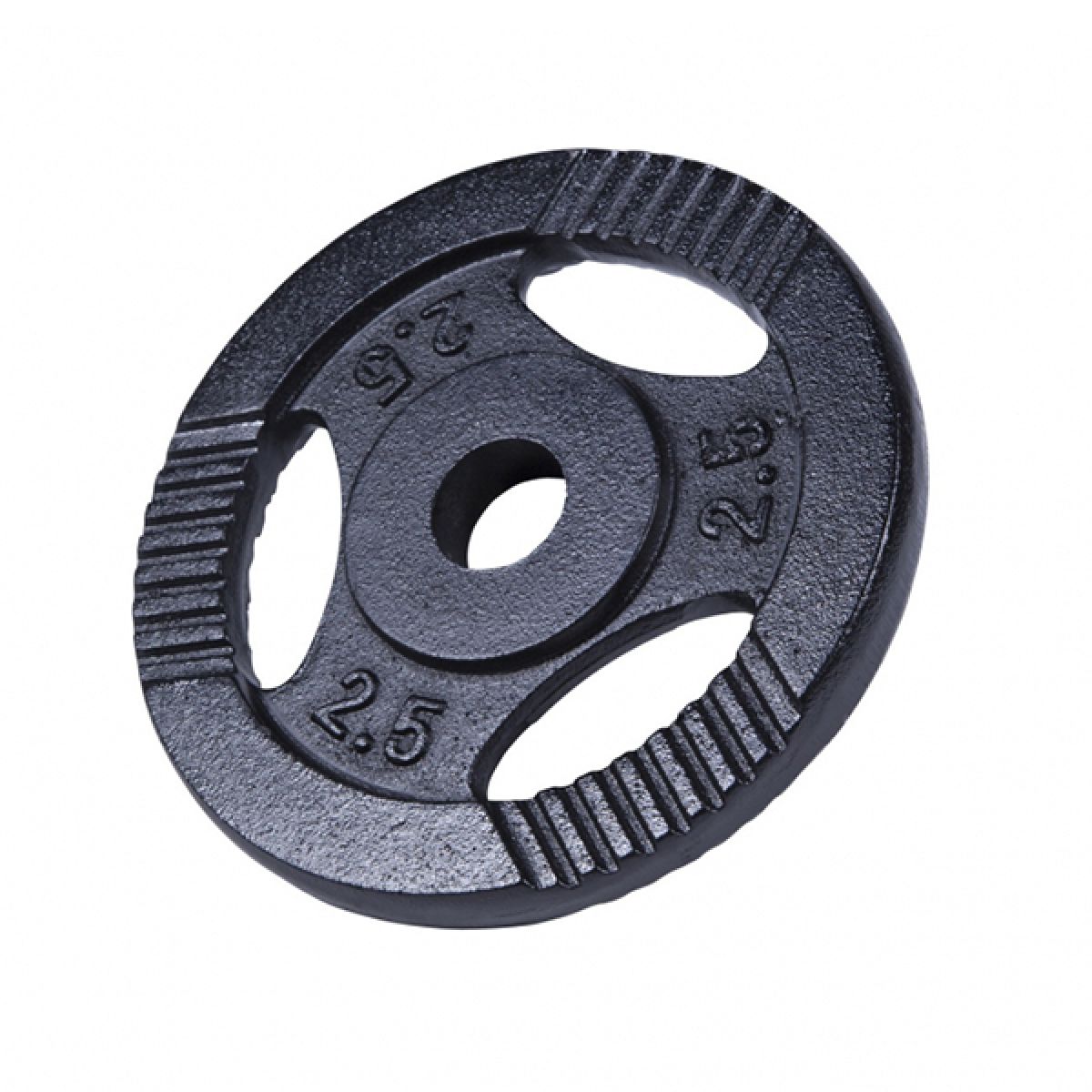 Gorilla Sports Halterschijf 2,5 kg Gripper Zwart