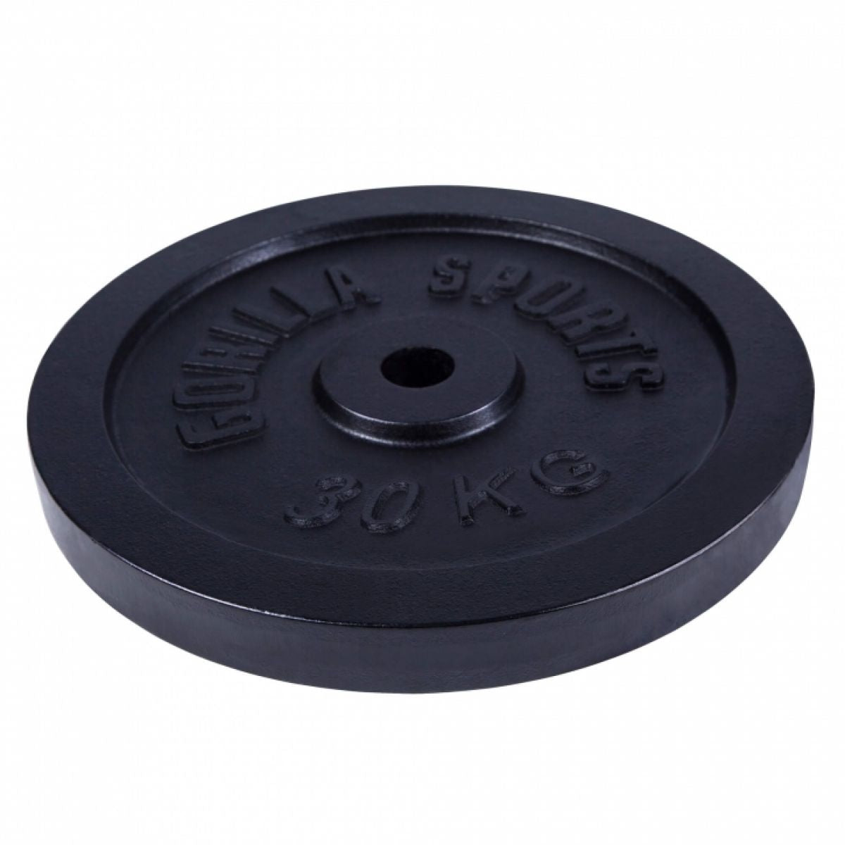 Gorilla Sports Halterschijf 30 kg Gietijzer Zwart
