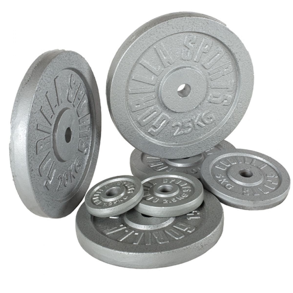 Gorilla Sports Halterschijf 5 kg Gietijzer