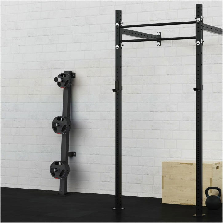 Gorilla Sports Halterschijven Standaard Wandmontage 50 mm - Zwart