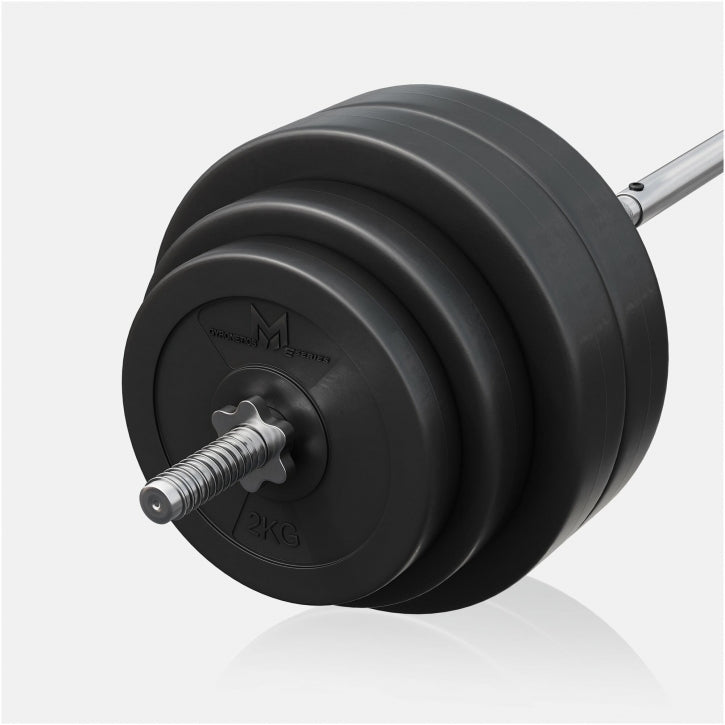 Gorilla Sports Halterset 60 kg Kunststof - 25 mm