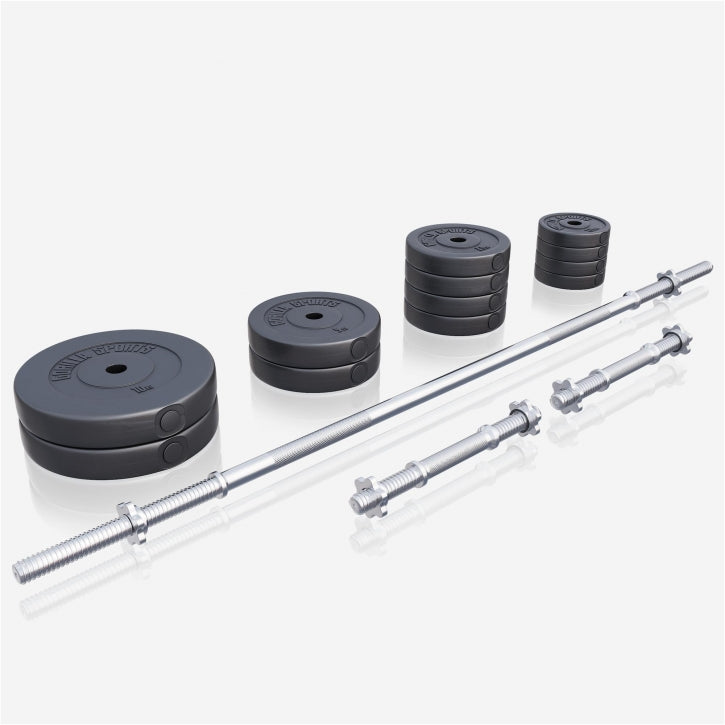 Gorilla Sports Halterset 60 kg kunststof - 30 mm