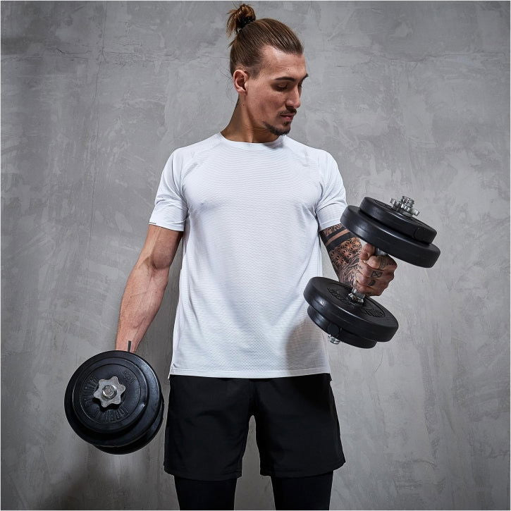 Gorilla Sports Halterset 60 kg kunststof - 30 mm