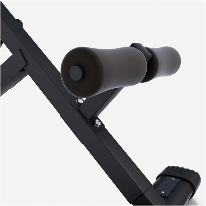 Gorilla Sports Inklapbare Buik- en Rugtrainer Zwart