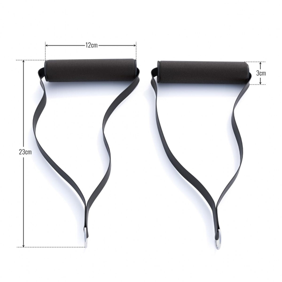 Gorilla Sports Kabelhandgrepen set van 2