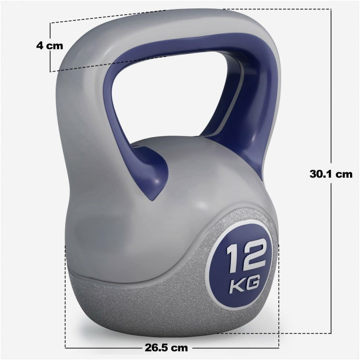 Gorilla Sports Kettlebell 12 kg Kunststof Trendy
