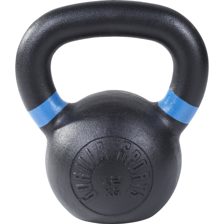 Gorilla Sports Kettlebell 12 kg Olympisch zwart