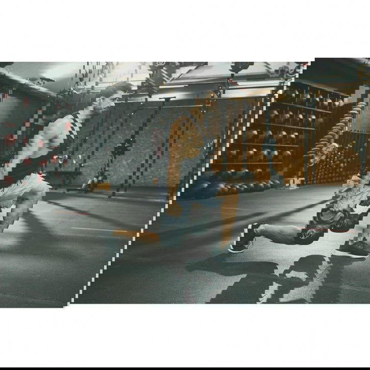 Gorilla Sports Kettlebell 14 kg zwart kunststof