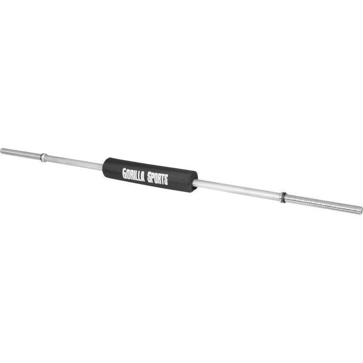 Gorilla Sports Lange halterstang 170 cm schroefsluiting met Bar Pad