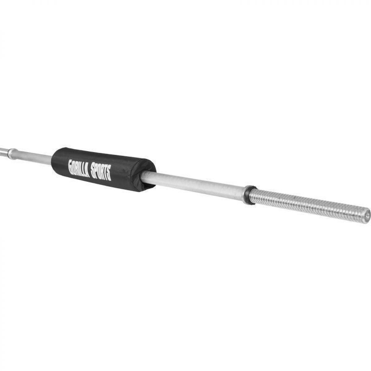 Gorilla Sports Lange halterstang 170 cm schroefsluiting met Bar Pad