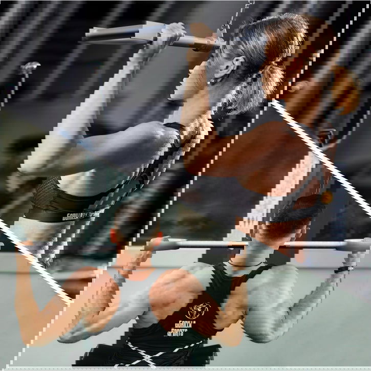 Gorilla Sports Lattrekstang Parallel 76 cm - Hoefgrepen